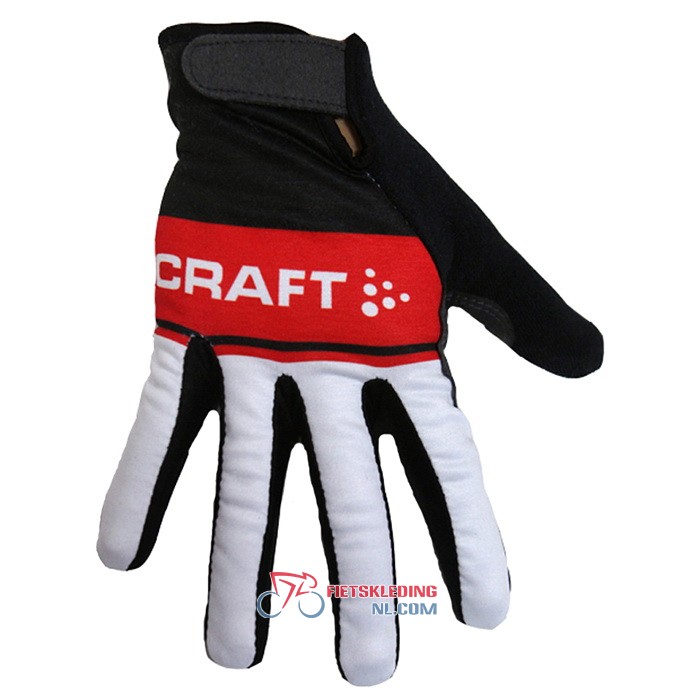 2020 Craft Lange Handschoenen Zwart Rood Wit